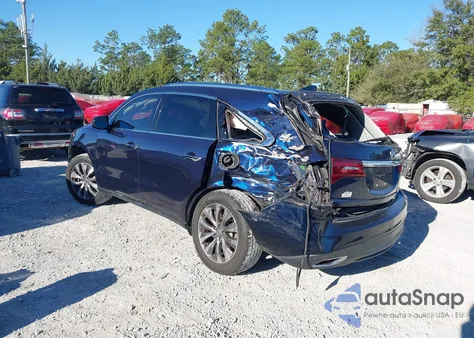 2015 Acura Mdx Technology Package из США, поврежденный, VIN 5FRYD3H41FB004356